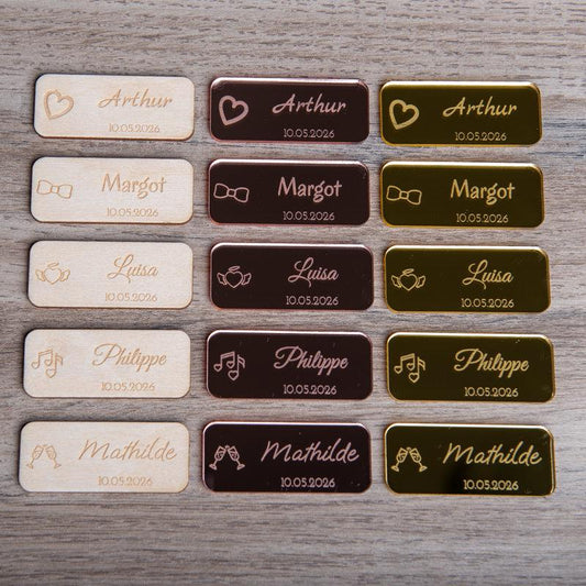 Marque place personnalisé