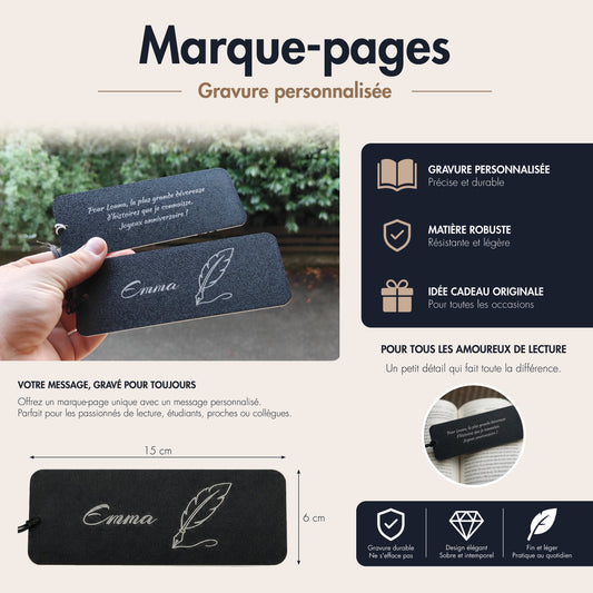 Marque-page personnalisé animaux