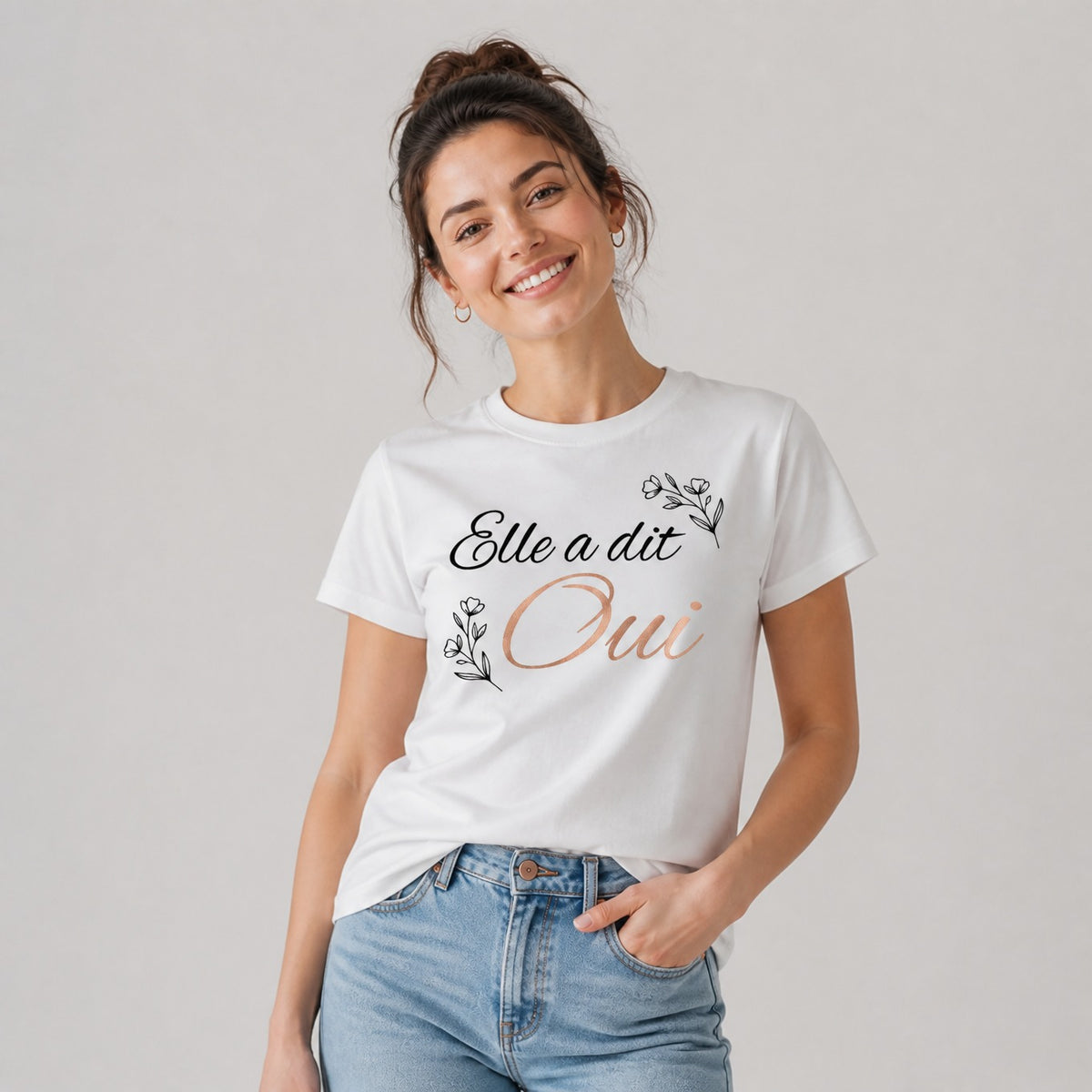 T-shirt EVJF - Elle a dit Oui