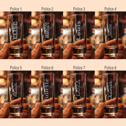 Verre shooter personnalisé 6 cl - Prénom
