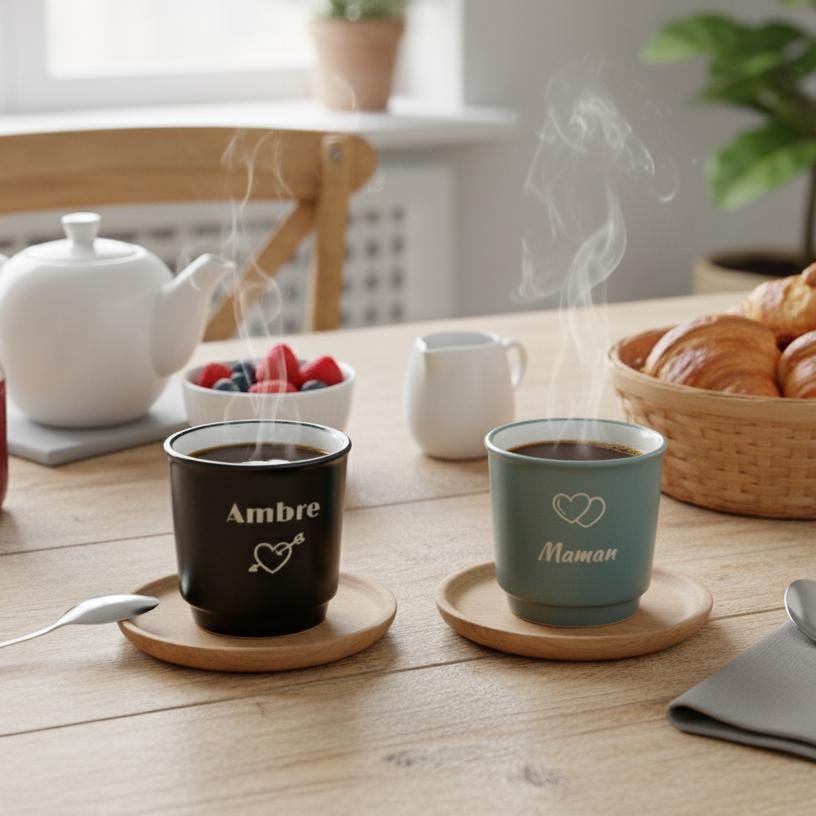 Tasse expresso 80ml en céramique