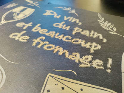 Plateau à fromage en ardoise