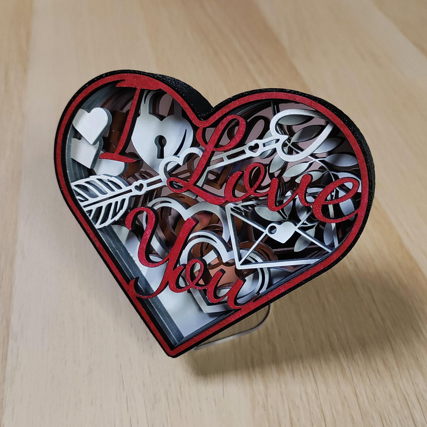 Boîte cœur décorative “I Love You”