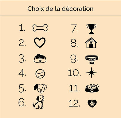 Médaille pour chien