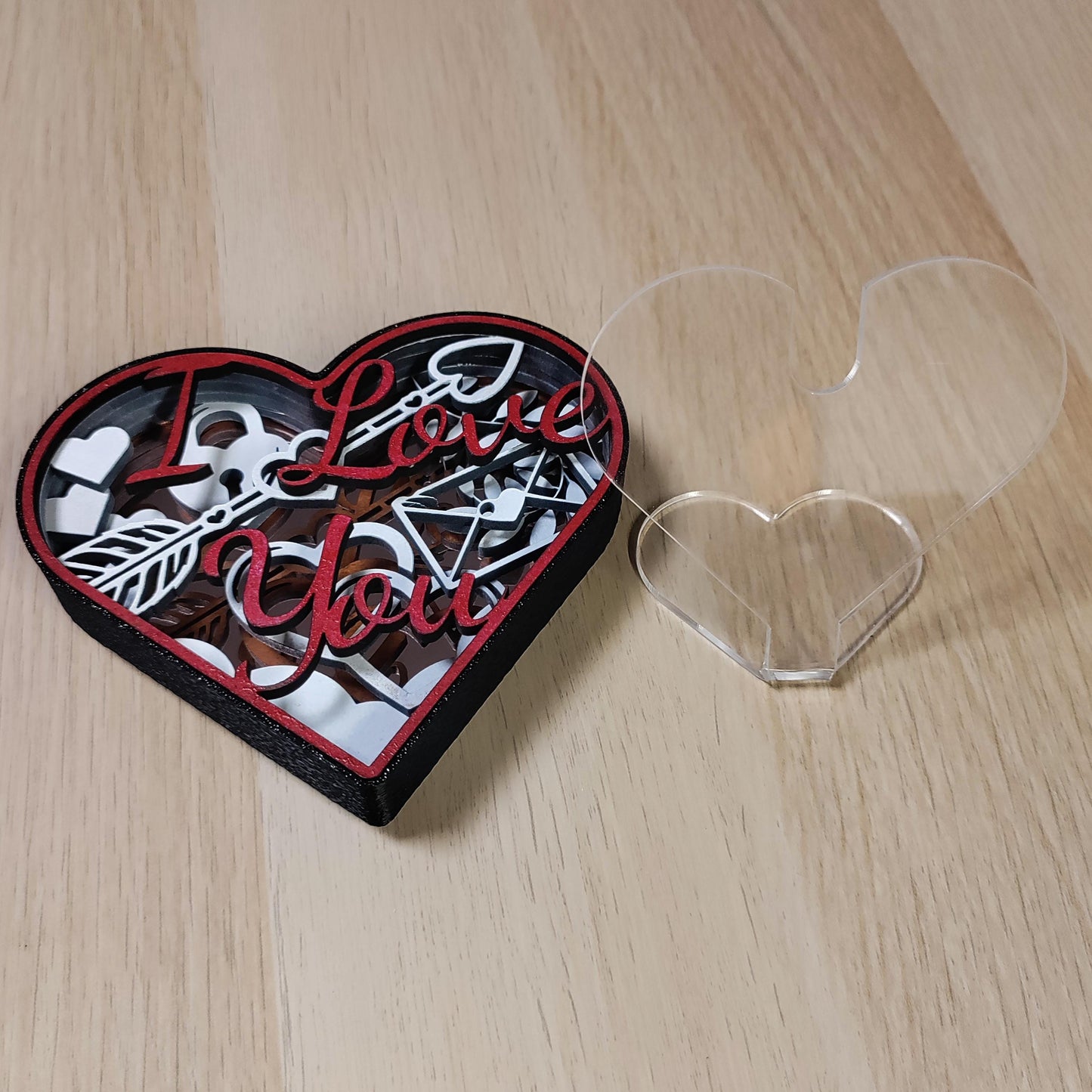 Boîte cœur décorative “I Love You”