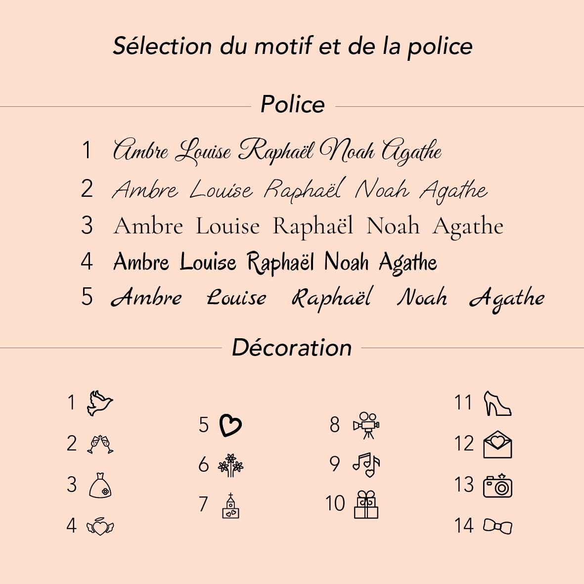 Marque place personnalisé