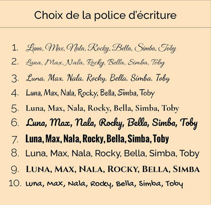 Médaille pour chien