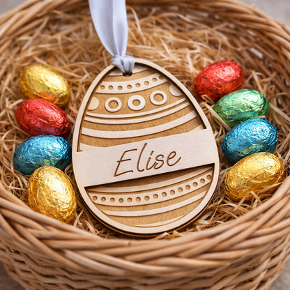 Étiquette de Pâques – Prénom Personnalisé