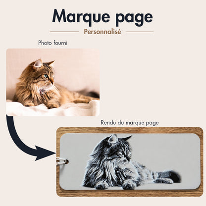 Marque-page portrait de votre animal
