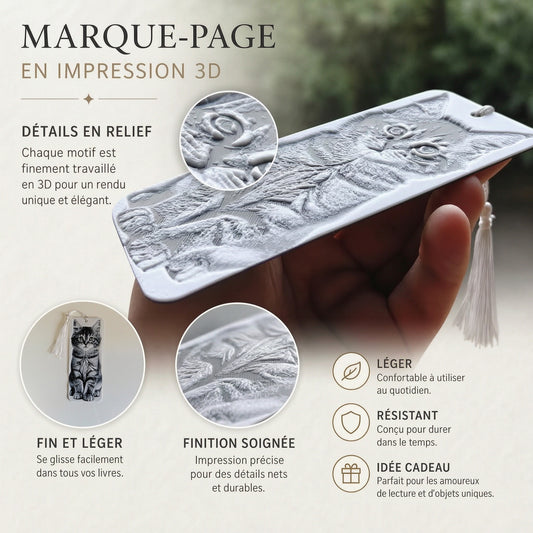 Marque-page personnalisé animaux