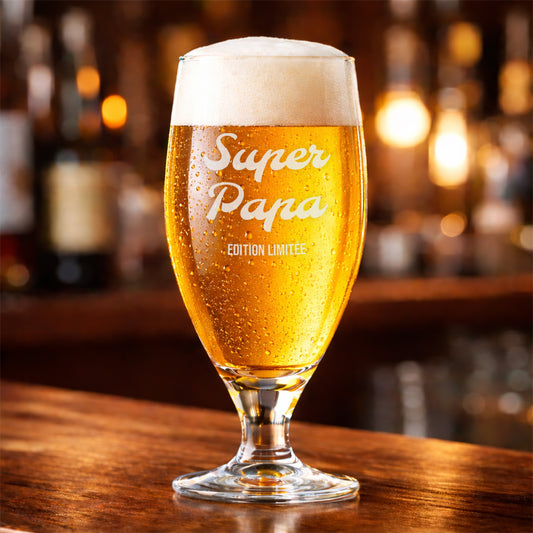 Verre à bière 50cl - Super Papa – Édition limitée