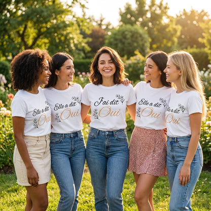 T-shirt EVJF - Elle a dit Oui