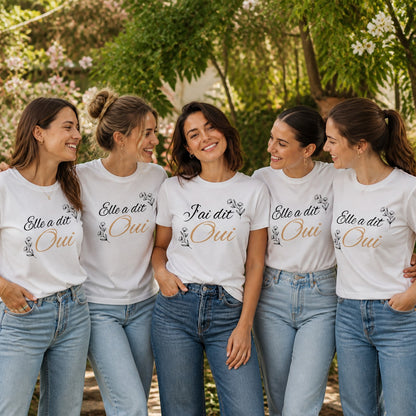 T-shirt EVJF - Elle a dit Oui
