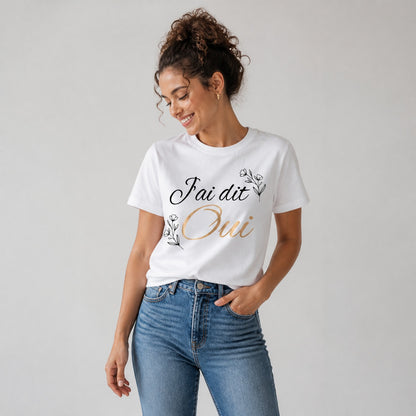 T-shirt EVJF - Elle a dit Oui
