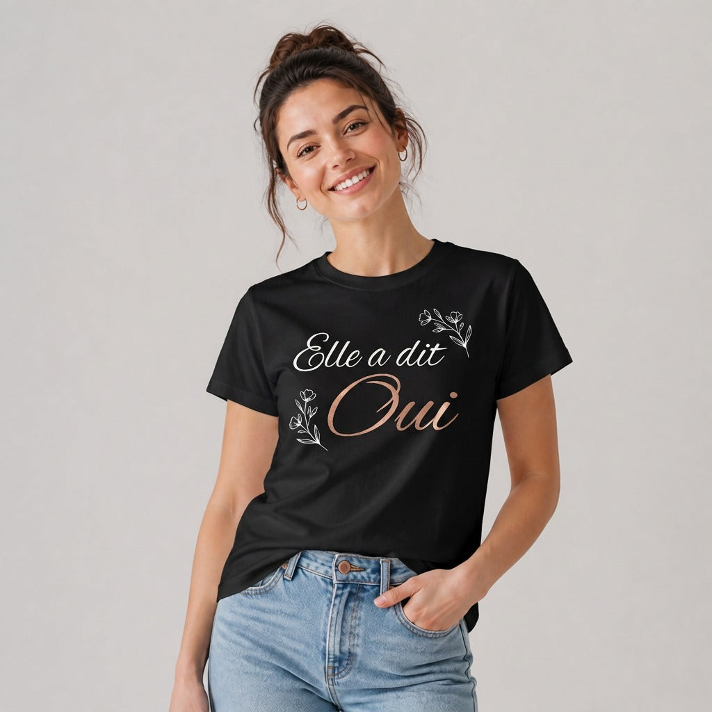 T-shirt EVJF - Elle a dit Oui