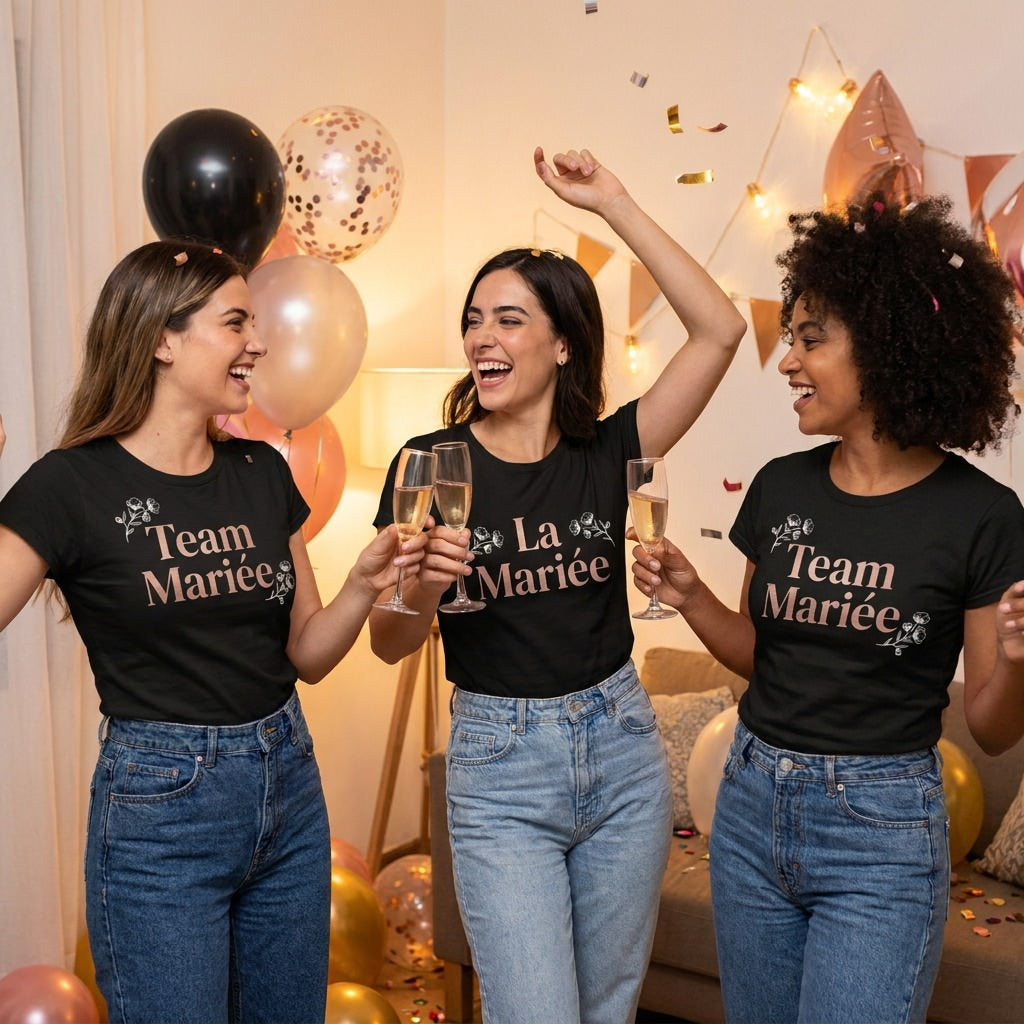 T-shirt La Mariée & Team Mariée