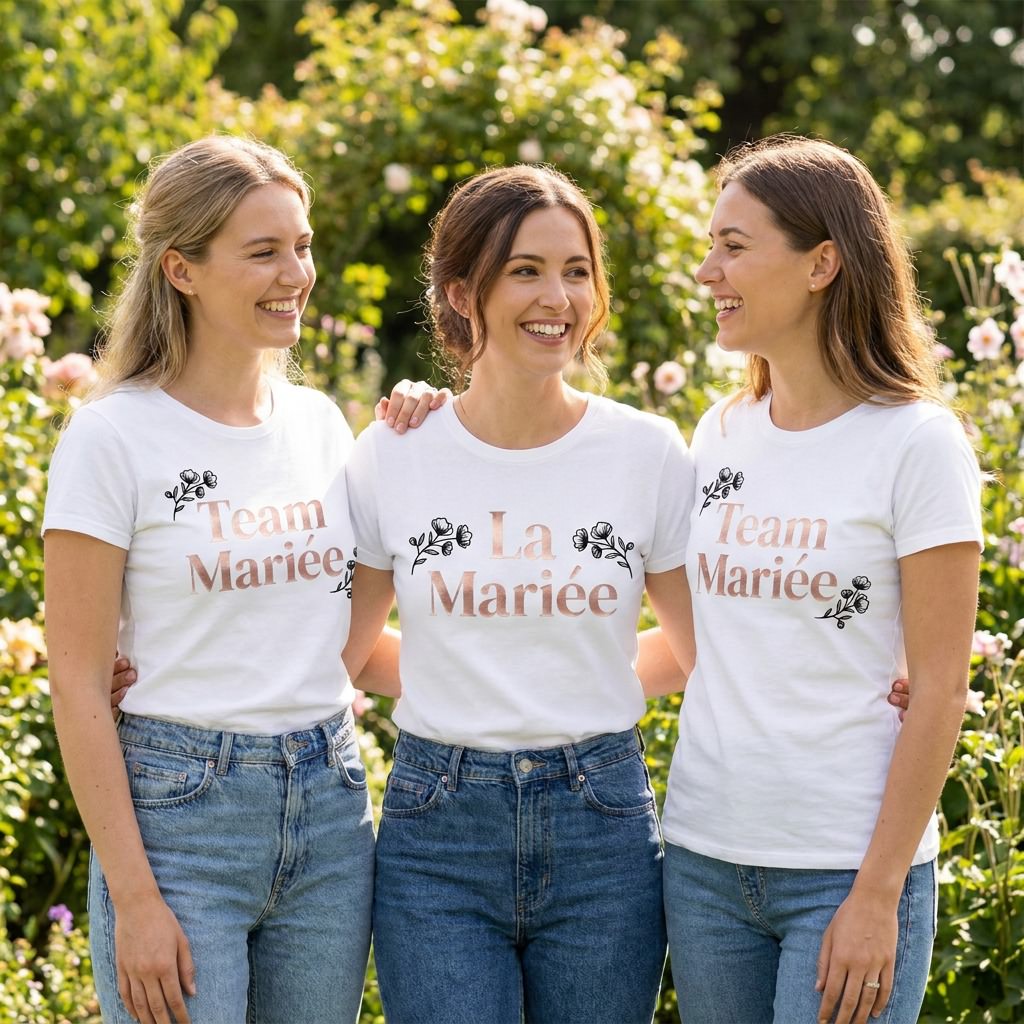 T-shirt La Mariée & Team Mariée
