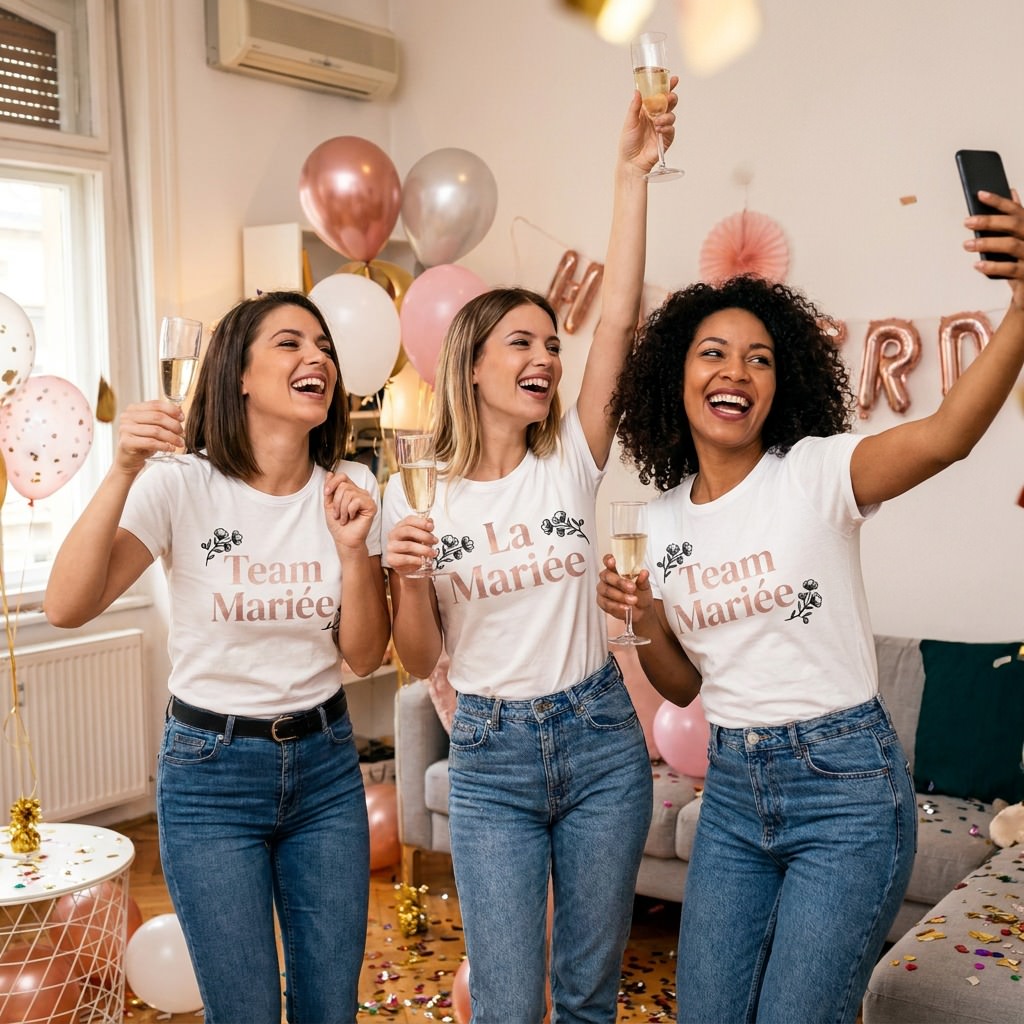 T-shirt La Mariée & Team Mariée
