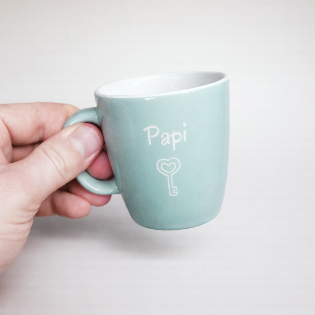 Tasse mug 180ml personnalisée en céramique 3 couleurs