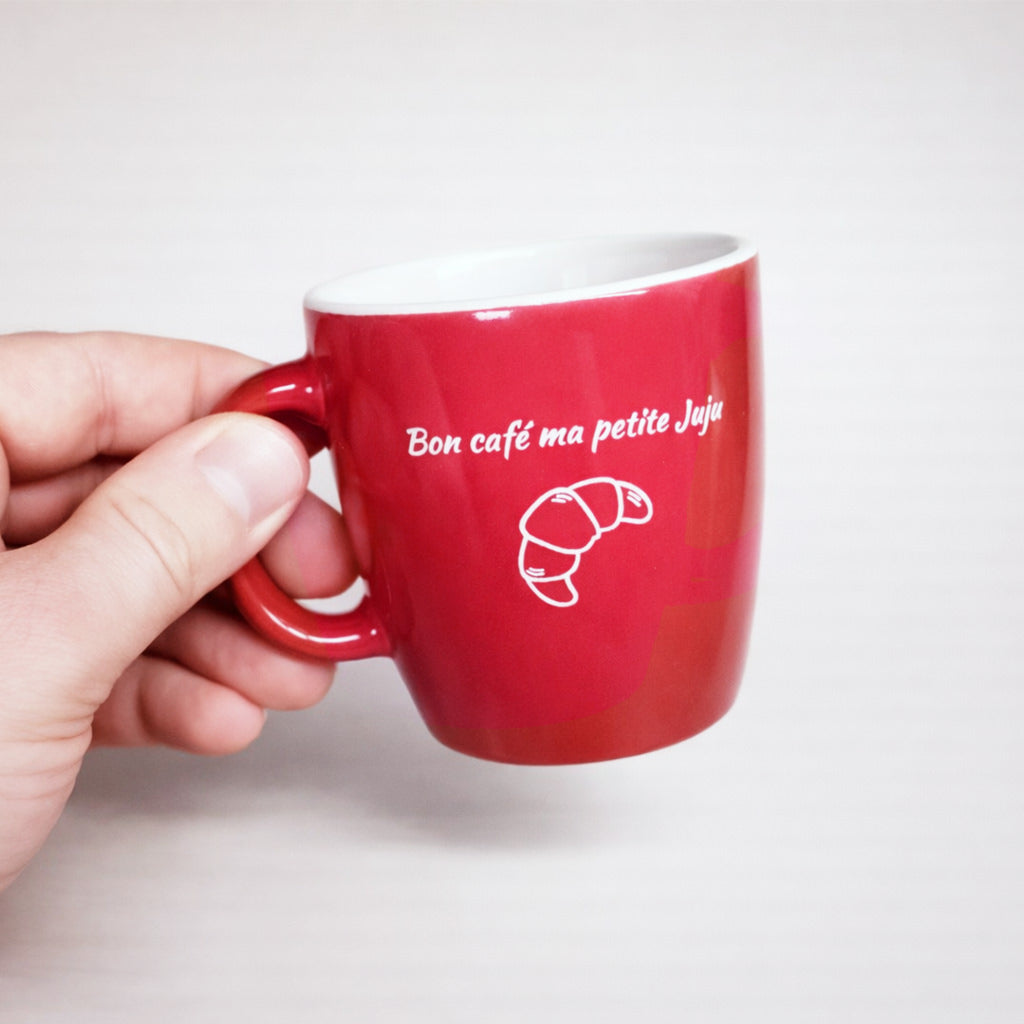 Tasse mug 180ml personnalisée en céramique 3 couleurs