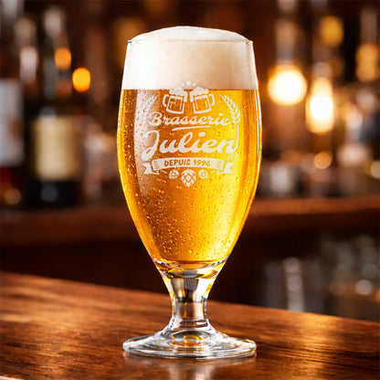 Verre à bière 50cl - Style brasserie