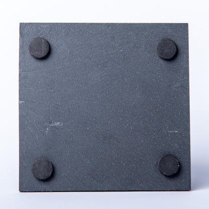 Dessous de verre en ardoise gravés - 6 Animaux