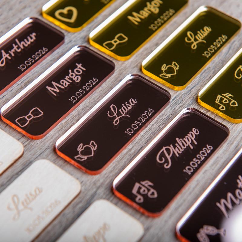 Marque place personnalisé