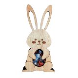 Boite lapin pour les oeufs en chocolat de Pâques 2