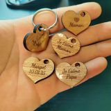 Coeur personnalise porte cle 3