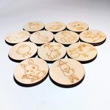 Jeu de mémoire en bois avec 12 animaux différents 4