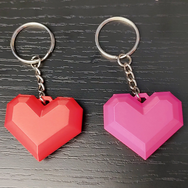 Porte cle coeur rose 800x800 1