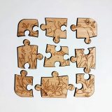 Puzzle en bois pour enfant 9 pièces, disponible sur AR Conception