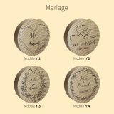 Différents modèles de décapsuleurs en bois personnalisés – Mariage