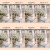 Liste des 8 gravure personnalisé sur flûte de champagne